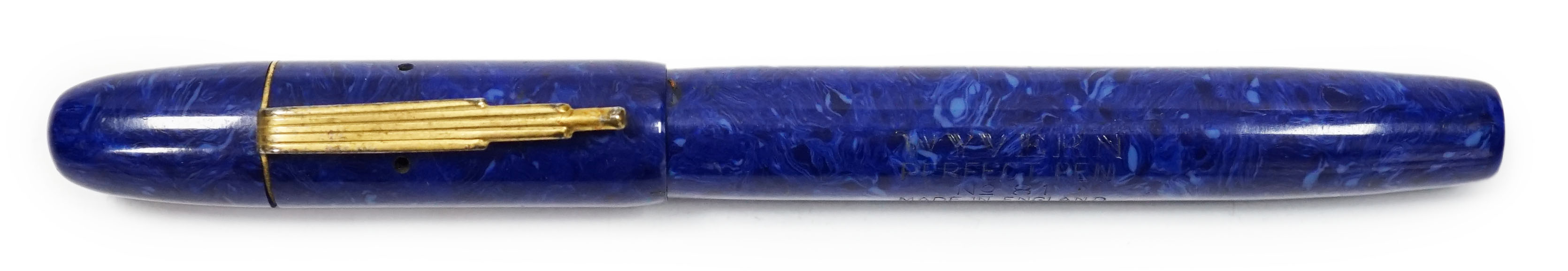 A Wyvern Perfect, No. 81, a Mentmore Autoflow fountain pen and a Mabie Todd Swan fountain pen. Condition - fair to good